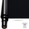 Bocguy Vinile Termoadesivo per Tessuti Nero, 30.5 CM X 610 CM Rotoli di Vinile Trasferimento Termico con Gancio, Termovinile per Cricut e Cammeo (Nero)