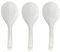 3 Pcs Japanese Style Plastic Rice Paddle Non Stick Rice Spoon Serving Spoon Spatula for Sushi Rice Mashed Potato Kitchen Cooking