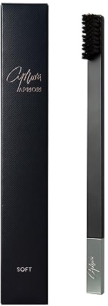 APRIORI Black Silver Soft Premium Toothbrush