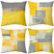 ARNTY Kissenbezug 45x45, Kissenbezüge 4er Set Dekokissen Kissenbezüge Dekoration Outdoor Kissenhülle Dekokissen für Schlafzimmer, Sofa, Stuhl, Bett, Garten (Tie-Dye-Gelb, Velvet)