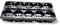 PRESA BIPASSO 2P+T 10/16A SCHUKO COMPATIBILE CON BTICINO LIVING INTERNATIONAL L4140/16 COLORE A SCELTA BIANCO NERO O GRIGIO KIT DA 1 O 4 PEZZI (10 PRESE, Nero)