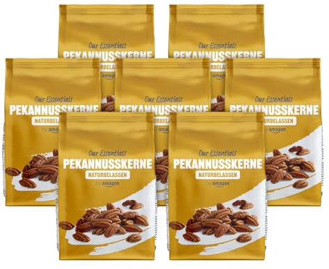 by Amazon Pekannusskerne, Ungesalzen, 1400 g (7 Packungen mit 200 g)