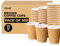 Zuvo Disposable Coffee Cups - 8 OZ - Box of 500 Cups Ripple Takeaway Paper Coffee Cups Without Lids Bulk Disposable Cups Tripple Wall Heat