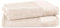 Pure Label 2-TLG. Badetücher Set mit Anhängeschlaufe aus 100% Baumwolle, saugstark, weich und Oeko-TEX Zertifiziert - 2 Badetücher aus Baumwolle 70x140 cm, Creme