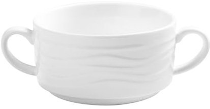 Holst Porzellan MD 125 - Tazza da zuppa in porcellana, 0,25 l, colore: bianco, 9,6 x 9,6 x 5,5 cm