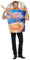 EraSpooky Bowl Noodle Kostüm für Erwachsene Unisex Männer Frauen Essen lustiges Kleid Halloween Party Anzug