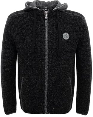 Spieth & Wensky Herren Strickjacke Echo schwarz M