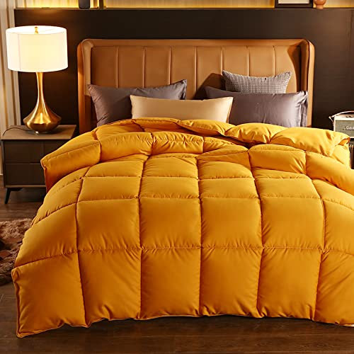 XFQZJG Duvet King Size-Single Quilt-Baby Decke-Neue Warme Daunen Tröster Ultra Soft Twin White Gänsedaunen Queen King Size Quilt Cover Füller Tiefschlaf Dicke Quilting Bettwäsche