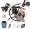 Standard Vergaser set, PD18J Vergaser mit Ansaugstutzen passend für GY6 4T 139QMB 49cc/50cc Scooter und Moped kompatibel für Kymco Agility 50, Znen ZN50QT-E, Kymco Super 8, DJ 50, Benzhou YY50QT