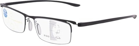 HZEPDVT 1 Paar automatische Zoom-Lesebrille mit integriertem Blaulichtschutzrahmen, verschleißfeste und kratzfeste Lesebrille for Herren(1.5x)