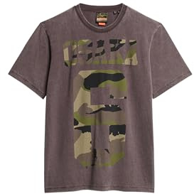 Superdry Herren Locker geschnittenes Osaka T-Shirt