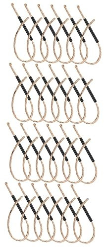 Supvox 24 Sätze Sicherung Flamme Seilzünder Campingbeleuchtung Für Zelte Bausatz Solar- Seile Im Freien Feuerstarter Grillen Grube Wild Helles Feuer Campingplane Fackel Aluminiumlegierung
