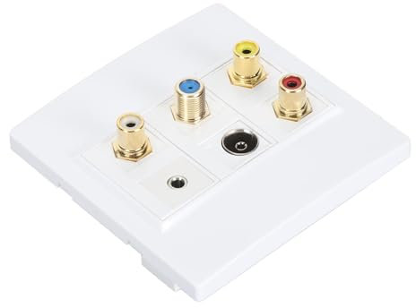 AV Wall Panel, Compact Multimedia Wall Plate