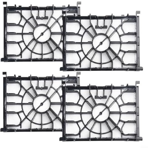 BlesConi Waschbarer Motorfilter für Bosch für Siemens Staubsauger VSZ4G Serie VZ02MSF BBZ02MPF 00579421, wiederverwendbar, Feinstaubschutz, 161 x 113 x 18 mm, 4 Stück