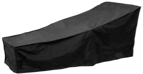 Weiyidea Housse De Chaise Longue Jardin, Housse Bain De Soleil Imperméable, Résistance Au Vent, Anti-UV Tissu Polyester 190T Housse De Protection pour Jardin, Anti-Poussière