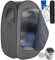 TecTake® Sauna à Vapeur Pliable et Portable, Sauna Portable 1000W 15 Niveaux températures et minuterie, Appareil à Vapeur, Télécommande, Chaise Pliante, Tapis Protection, 2 Sacs de Transport