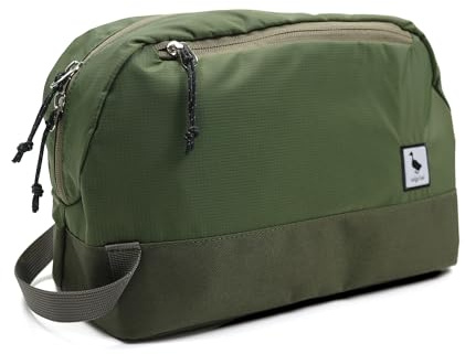 KalgoTeal Reise-Waschbeutel 8L, Große Packtasche mit wasserdichtem TPU-Feucht-/Trockentrennfach