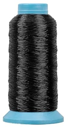 Filo da cucito in nylon, 4000 metri, 0,2 mm, nero, per ricamo, creazione di gioielli, vestiti e borse