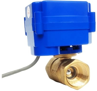 DC12V Messing 3/4 Motorisiertes Kugelventil 2/3/5 Drähte DN20 Elektrische Abschaltung Vlave Öffnen/Schließen Zeit 3 Sec CE For Wasser Heizung(DC12V,CR05)