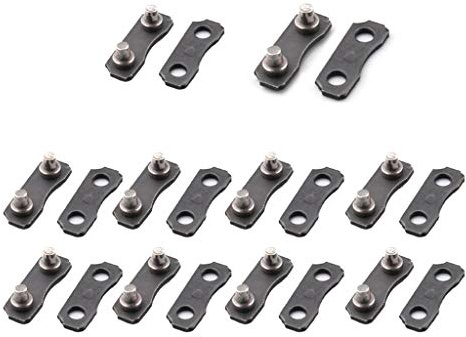 Kadagg 10 Sets 3/8 Zoll Kettenglied-Reparatur-Voreinstellungsriemen-Reparatursatz Sägekette 3/8 Passend für 043 .050 Gauge Total Tool Gemischtes Material