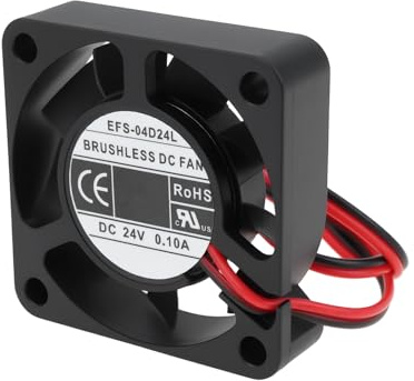 LT Easiyl Ventilateur axial EFS-04D24L pour imprimante 3D compatible avec Creality Ender-3, Ender-3 V2, Ender-5, CR-10, 40 x 40 x 10 mm
