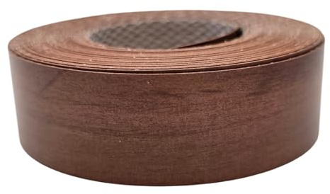 cyclingcolors 1x Kantenumleimer Holzfurnier mit Schmelzkleber 21 mm x 5 m Dicke 0,50 mm verschiedenen Dekoren Melaminkanten Band Aufbügelbare Möbelkanten-Band Melaminkanten, Apfelbaum Locarno