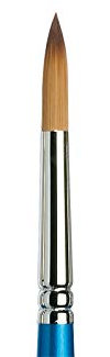 Winsor & Newton 5301009 Cotman Aquarell Synthetikhaar Pinsel - Serie 111 - Rundpinsel, kurzer Stiel mit exzellenter Sprungkraft, Farbtragekraft und Punktgenauigkeit - Nr. 9 - 5,6 mm