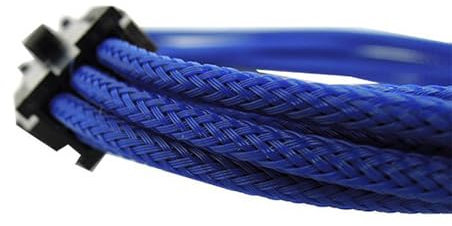 GELID Solutions Kabel 6 PIN PCI-E | Single Sleeve Blau | AWG 18 | Größen 30cm | Farbe Blau