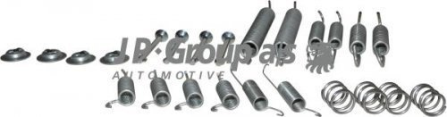 JP GROUP Zubehörsatz, Bremsbacken 1163950410 Hinterachse, Kompatibel mit: VW TRANSPORTER T4 Bus, TRANSPORTER T4 Kasten, TRANSPORTER T4 Pritsche/Fahrgestell (70E, 70L, 70M, 7DE, 7DL