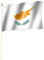 Stockflagge/Stockfahne ZYPERN Flagge/Fahne ca. 30 x 45 cm mit ca. 60cm Stab/Stock
