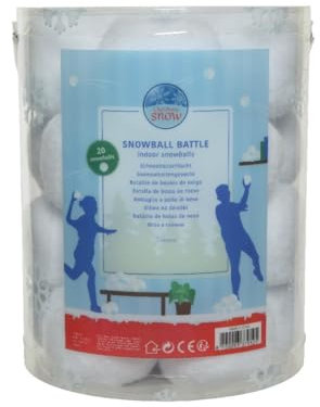 Kaemingk Schneebälle aus Watte 7cm 20er Set Kunstschnee Deko Dekoschnee Bälle weiß