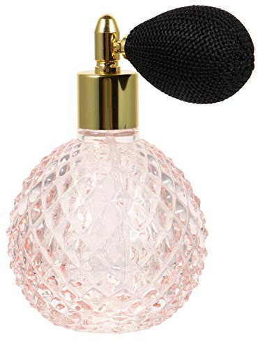 Beaupretty Bouteille de parfum en cristal - 100 ml - Vintage - Avec vaporisateur - Rechargeable - En verre - Rose, Rose (Rose) - 403DMLNA6M9OHA01500FY2ZXU