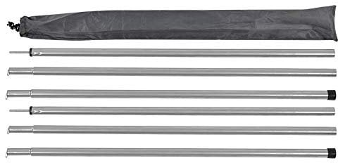 Jenngaoo Adjustable Tarp Poles, Telescoping Tent Poles, Canopy Supporting Pole for Camping, Backpacking, Hammocks, Shelters, and Awnings