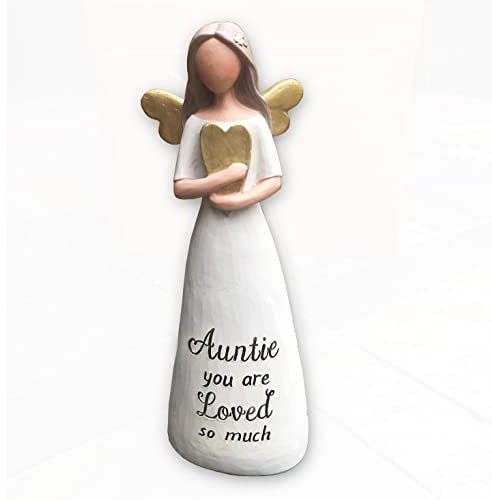 Gifts for Auntie Angel Figurine Ornament Collectible Figure Auntie Gift for Birthday, Christmas A Thoughtful, Meaningful, Sentimental or Present for an Auntie