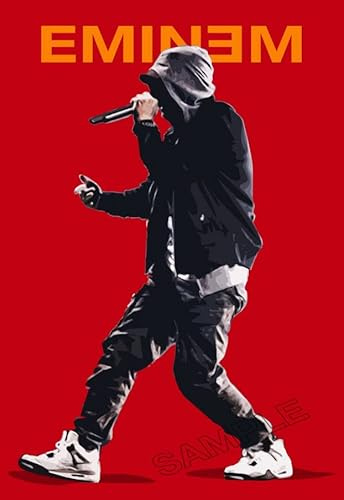 Generic Eminem Poster 8 Meilen Marshall Mathers Foto Wandkunst Bild A4