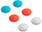 AKNES GuliKit Hall Joystick JoyCon Capuchon de Remplacement, 6PCS Capuchon pour GuliKit Hall Joystick(NS40) - Bleu & Rouge & Blanc