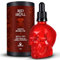 Beard Club Red Skull Bartöl 60 ml – Oud Duft-Bartöl für Männer – Bartweichmacher für Männer mit Arganöl zur Bartpflege und Pflege – Natürliches Herren-Bartöl Totenkopf-Schnurrbartöl
