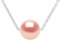 PEARLS & COLORS - Collier Chaîne Perle de Culture d'Eau Douce Ronde - Qualité AAA + - Argent 925 - Bijou Femme