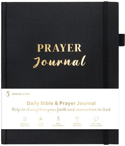 5 MINUTES A DAY Gebetstagebuch, Schwarz