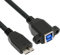 CY Cord USB 3.0 Type-B FEemale to USB3.0 Micro-B Male Cable Extension 5Gbps for Disk SSD Camera Data 30cm