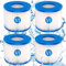 BAIFULAI Lot de 4 cartouches filtrantes pour piscine Bestway - Pour filtre Lay Z Spa - Filtre Cartridge VI pour filtre Whirlpool Miami, Vegas, Monaco - Filtre de rechange pour Lay-Z-Spa 58323