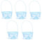 Cabilock 5 Stück Rattankorb Geflochtener Blumenkorb Mini Geflochtene Körbe Rustikaler Korb Blumenmädchenkörbe Hochzeit Kleiner Korb Hochzeitsblumenkörbe Gewebte Geschenkkörbe Rustikaler