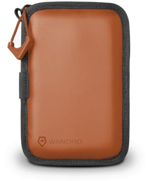 WANDRD Memory Card Case - Durable SD, Micro SD Card Holder for Creators | Camera Accessories & Electronics Organizer for Travel (Sedona Orange)