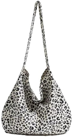 BAUIOREAD Leopardenmuster Tasche, Weiß, Damen, Handtasche, Leopardenmuster Clutch, Achseltasche, Größe 40 x 33 cm