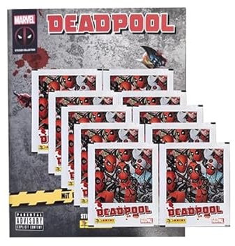 Panini Dead pool Sticker / 1x Sammelalbum + 10x Stickertüten
