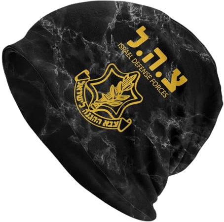 Unisex Beanie Mütze IDF Israelische Verteidigungsstreitkräfte Slouch Beanie Mütze Warme Klassische Beanie Mütze Klassische Basic Beanie Für Angeln Winter Schlaf