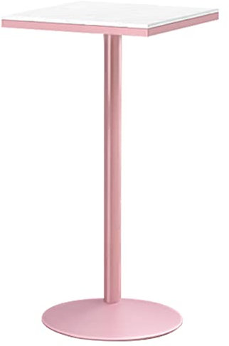 Marmorplatte für Kneipe, Bar, Tisch für Frühstück, Abendessen, Kaffee, Nickerchen, rosa Möbel für drinnen und draußen