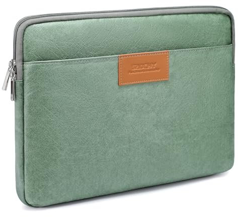GAOCHY 15-16 Inch Shockproof Laptop Sleeve, Compatible with 16.2 Inch MacBook Pro 16 M4/M3/M2/M1 Pro/Max, 15.3 Inch MacBook Air 15 M4/M3/M2 2025-2023, XPS 16, 16 Inch Chromebook/Vivobook, Spruce