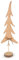 Riffelmacher 15684 - Albero di Natale decorativo in pelle e legno, 50 x 16 cm, marrone chiaro, moderno e rustico ed elegante