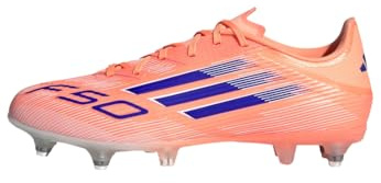 adidas Mens F50 League Soft Ground Football Boots Orange/Blue 6